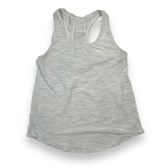 Lululemon Racerback Athletic Tank Top Womens 4 Gray - Picture 3 of 7